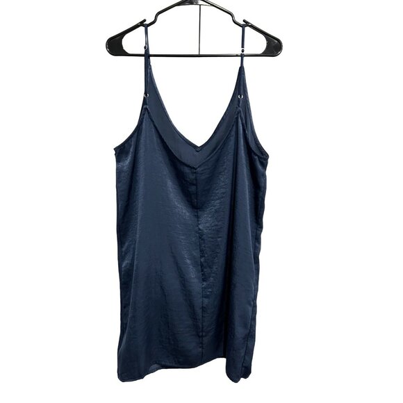 Honey Punch Navy V Neck Camisole Top Sz M - Picture 2 of 8